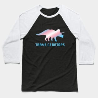 Trans Ceratops Baseball T-Shirt